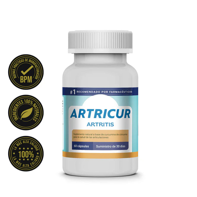 ARTRICUR - CÁPSULAS PARA ELIMINAR LA ARTRITIS 100% EFECTIVO