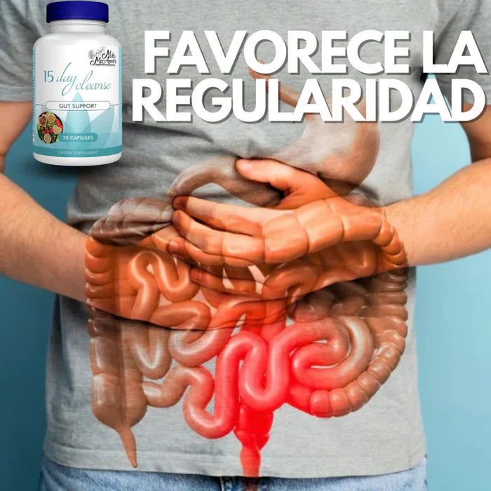 15 DAY CLEANSE -  Tratamiento para mejorar tu salud intestinal 100% Efectivo