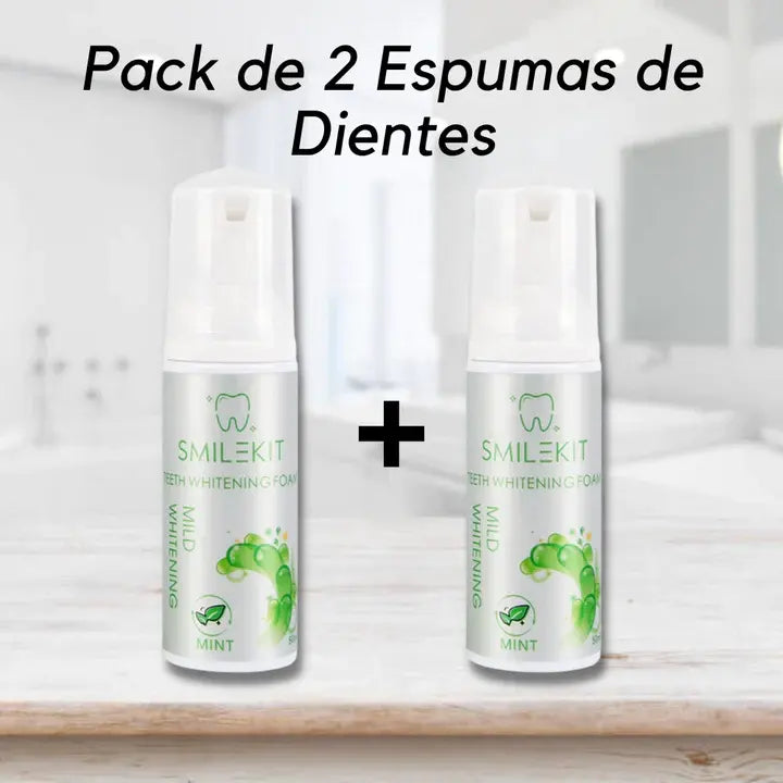 SMILEKIT™ - ESPUMA BLANQUEADORA DENTAL